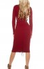 ROCHII TRICOT - Rochie tricot Alaya Bordeaux