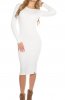 ROCHII TRICOT - Rochie tricot Alaya White