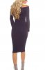 ROCHII TRICOT - Rochie tricot Roberta Dark Blue