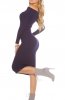 ROCHII TRICOT - Rochie tricot Roberta Dark Blue