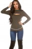 PULOVERE / CARDIGANE - Pulover Arya Khaki