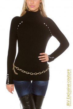 Pulover Tayla Black - Magazin online haine de dama Fashion