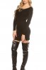 ROCHII TRICOT - Rochie tricot Emma Black