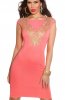 ROCHII ELEGANTE - Rochie eleganta cu broderie Latya Corai