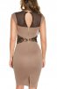 ROCHII ELEGANTE - Rochie eleganta cu dantela Ava Cappuccino