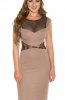 ROCHII ELEGANTE - Rochie eleganta cu dantela Ava Cappuccino