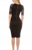 ROCHII ELEGANTE - Rochie eleganta cu dantela Danika Black