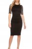 ROCHII ELEGANTE - Rochie eleganta cu dantela Danika Black