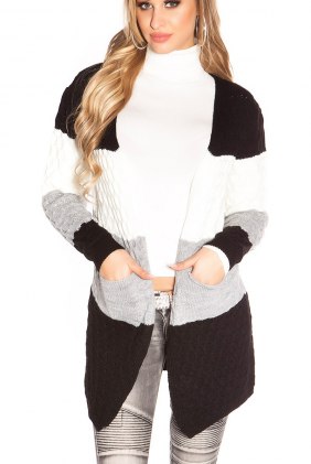 Cardigan Indyra Black din Colectia de CARDIGANE / PONCHO