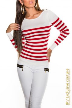 Pulover Helena Red - Magazin online haine de dama Fashion