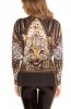 PULOVERE / CARDIGANE - Pulover Leo Print Beige