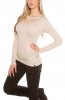 PULOVERE / CARDIGANE - Pulover Trinity Beige