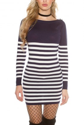 Rochie tricot Arlette Dark Blue din Colectia de ROCHII TRICOT