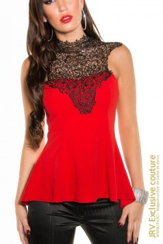 Top Tyna Red - Magazin online haine de dama Fashion