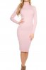ROCHII TRICOT - Rochie tricot Alexia Antique Pink