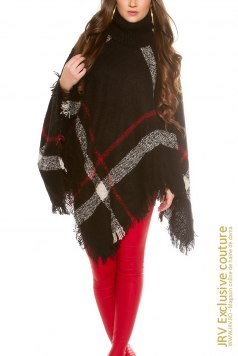 Poncho Kora Black - Magazin online haine de dama Fashion