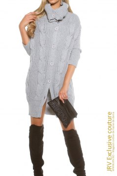 PULOVERE / CARDIGANE - Cardigan Molly Grey Marime L/XL Cardigan Molly Grey Marime L/XL - Magazin online haine de dama Fashion