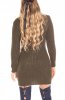 ROCHII TRICOT - Rochie tricot Zalfa Khaki