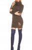 ROCHII TRICOT - Rochie tricot Zalfa Khaki