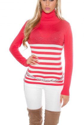 Pulover Simone Coral din Colectia de PULOVERE / CARDIGANE