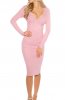 ROCHII TRICOT - Rochie tricot Rydel Pink