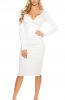 ROCHII TRICOT - Rochie tricot Rydel White