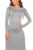 STOC EPUIZAT - Rochie tricot Andona Grey