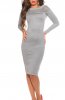 STOC EPUIZAT - Rochie tricot Andona Grey