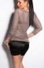 SCOASE DIN STOC - Bluza Mesch Taupe