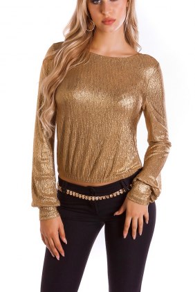 Bluza Talisha Golden din Colectia de BLUZE