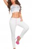 SCOASE DIN STOC - Pantaloni Valery White
