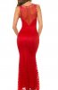 ROCHII DE SEARA - Rochie dantela Vorra Red