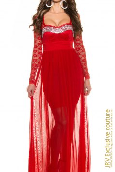 Rochie eleganta Ossya Red - Magazin online haine de dama Fashion