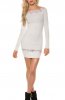 ROCHII TRICOT - Rochie tricot Ynes White