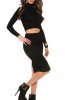 FUSTE - Fusta tricot Dyna Black