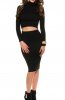 FUSTE - Fusta tricot Dyna Black