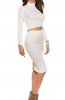FUSTE - Fusta tricot Dyna Cream