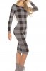 ROCHII TRICOT - Rochie tricot Yakira Grey