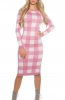 ROCHII TRICOT - Rochie tricot Yakira Pink