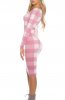 ROCHII TRICOT - Rochie tricot Yakira Pink