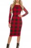 ROCHII TRICOT - Rochie tricot Yakira Red