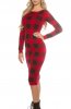 ROCHII TRICOT - Rochie tricot Yakira Red