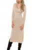 ROCHII TRICOT - Rochie tricot Karysa Beige