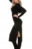 ROCHII TRICOT - Rochie tricot Karysa Black