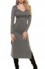 ROCHII TRICOT - Rochie tricot Karysa Grey