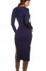 STOC EPUIZAT - Rochie tricot Kristin Navi