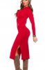 STOC EPUIZAT - Rochie tricot Kristin Red