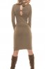 ROCHII TRICOT - Rochie tricot Cassya Cappuccino