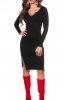 ROCHII TRICOT - Rochie tricot Wayda Black