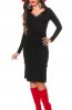 ROCHII TRICOT - Rochie tricot Wayda Black